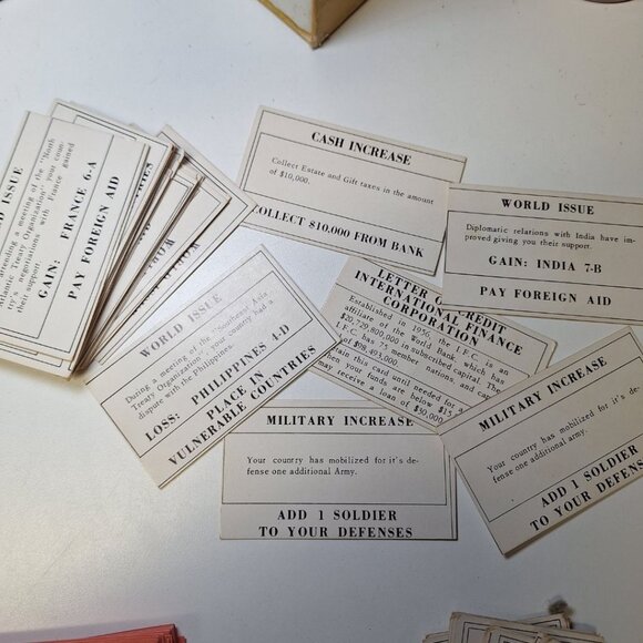 Secrecy Game Replacement Pieces Cards Money Vintage 1965 Army International - Picture 5 of 7